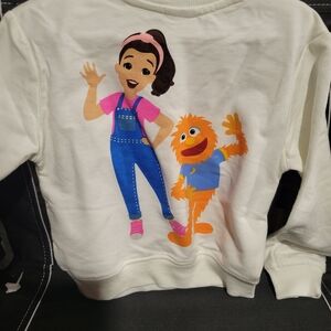 Kids Character Sweatshirt - White